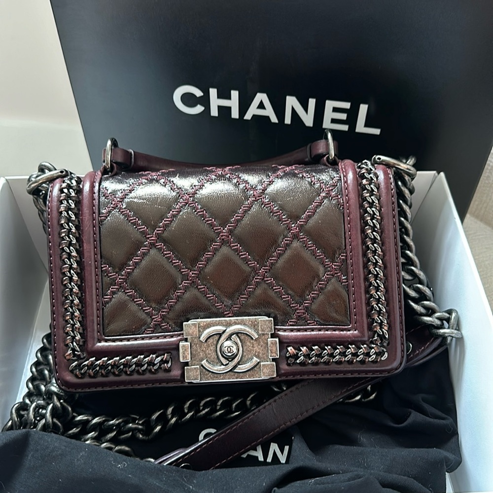 Chanel FlapBag Dark Burgundy